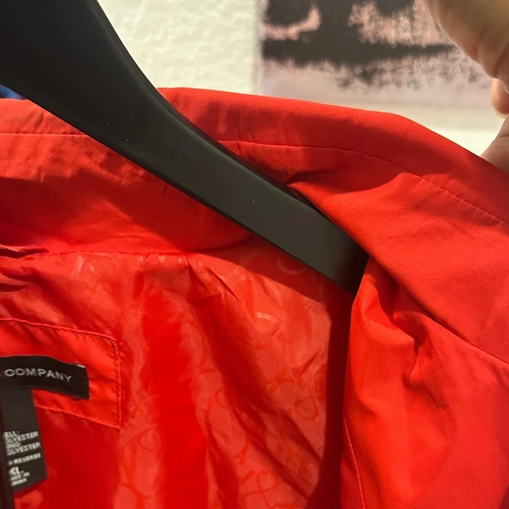 New York & Company Short Red Trench Coat - Picture 13 of 14